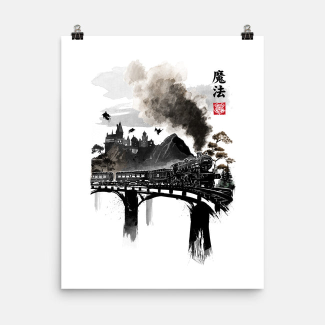 Train To School Of Magic-none matte poster-DrMonekers
