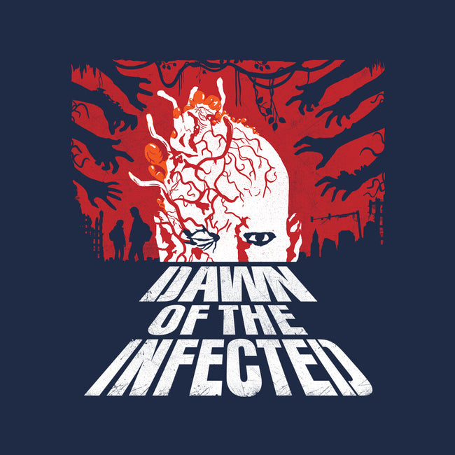 Dawn Of The Infected-baby basic tee-rocketman_art
