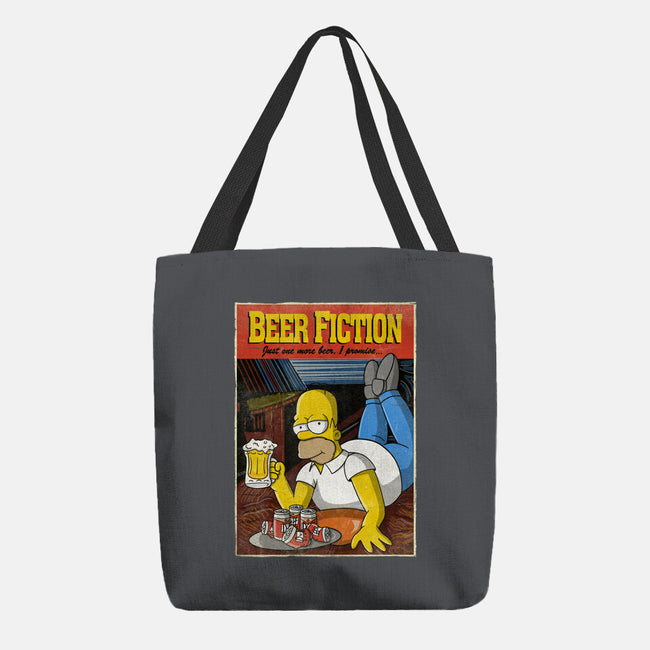 Beer Fiction-none basic tote bag-NMdesign