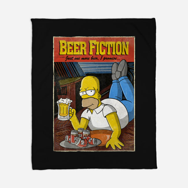 Beer Fiction-none fleece blanket-NMdesign
