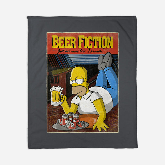 Beer Fiction-none fleece blanket-NMdesign