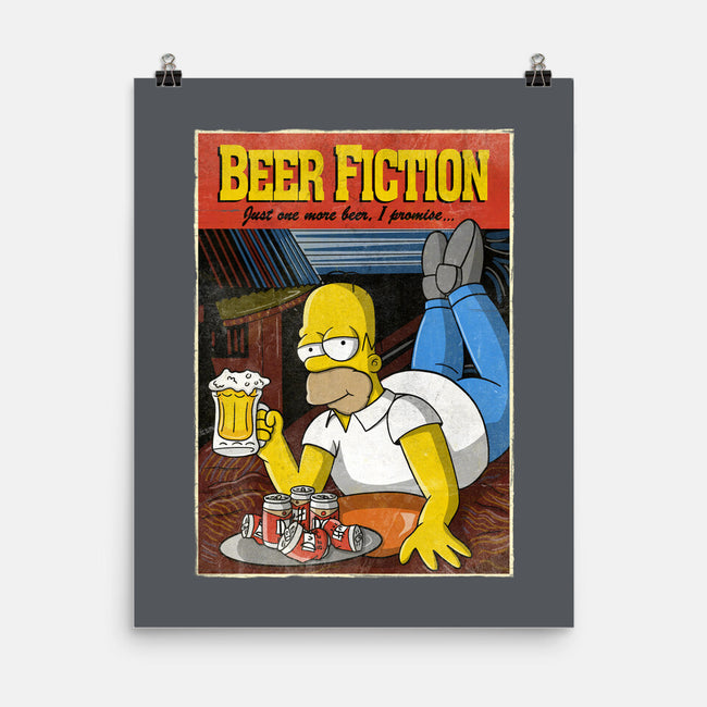 Beer Fiction-none matte poster-NMdesign