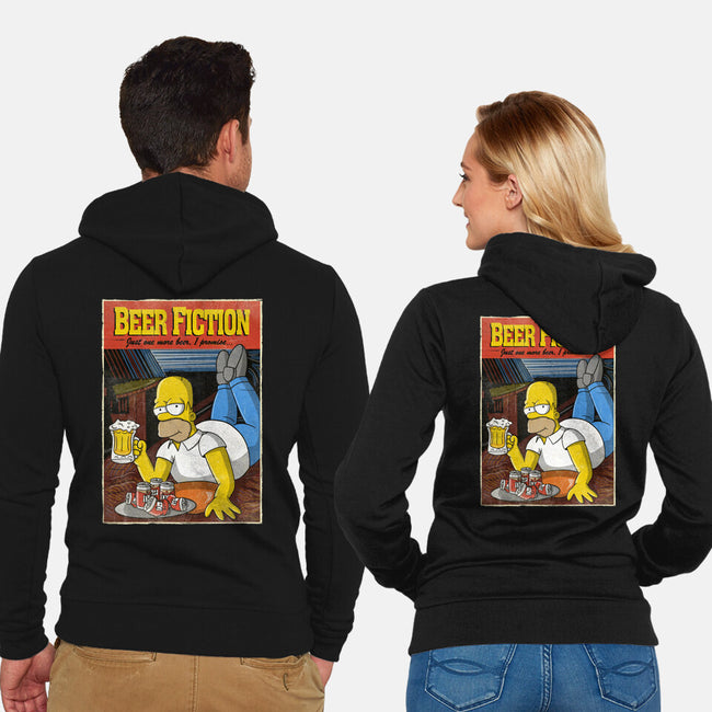 Beer Fiction-unisex zip-up sweatshirt-NMdesign