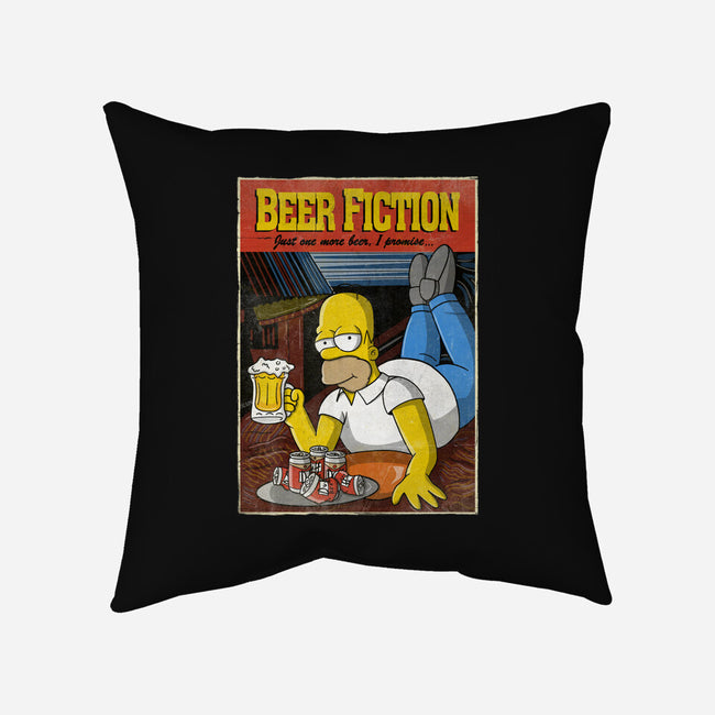 Beer Fiction-none removable cover throw pillow-NMdesign