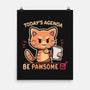 Be Pawsome-none matte poster-TechraNova