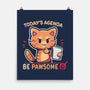 Be Pawsome-none matte poster-TechraNova