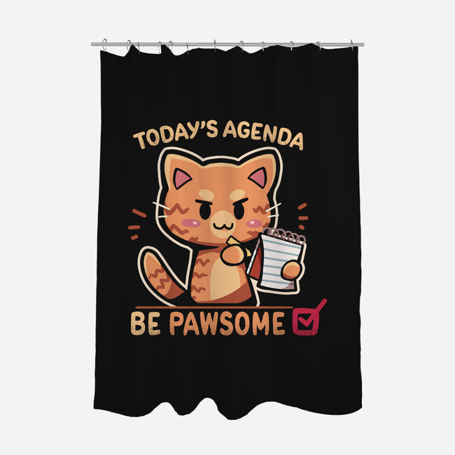 Be Pawsome-none polyester shower curtain-TechraNova