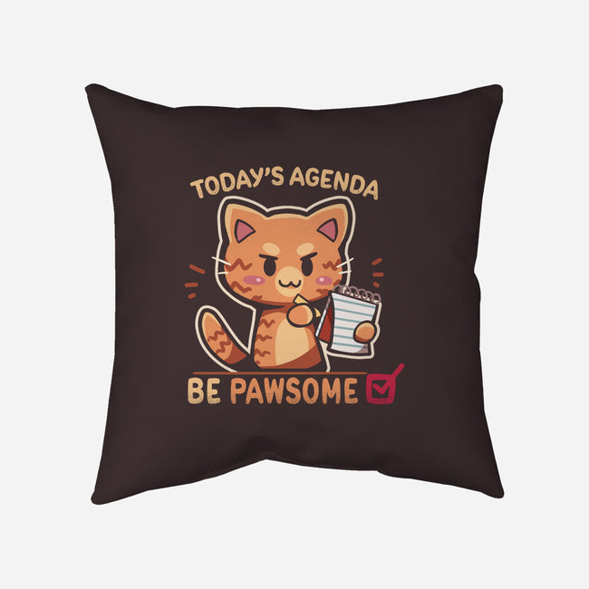 Be Pawsome-none removable cover throw pillow-TechraNova