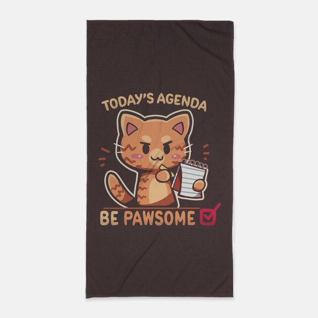 Be Pawsome-none beach towel-TechraNova
