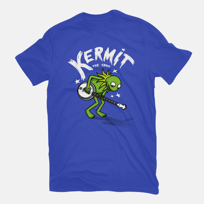 Banjoist Frog-mens basic tee-Raffiti