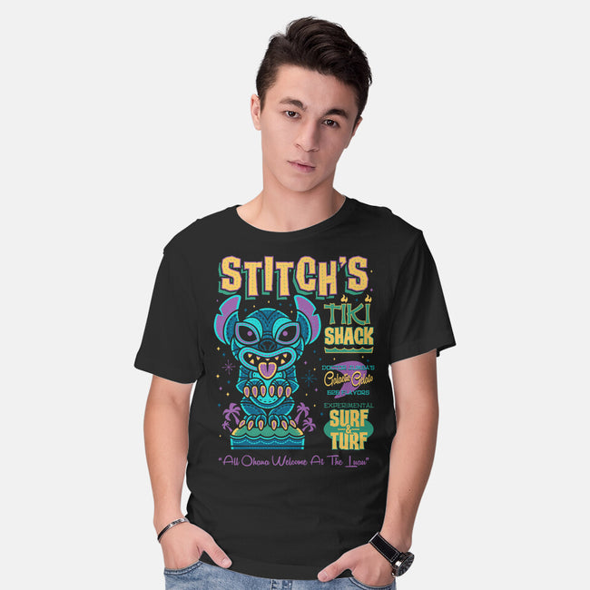 Stitch's Tiki Shack-mens basic tee-Nemons