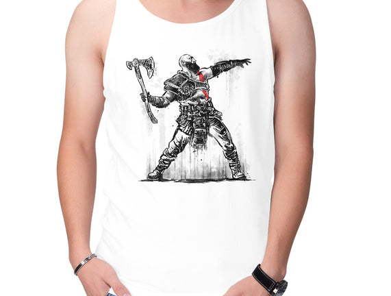 God Throwing Axe