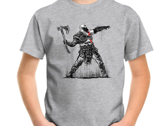 God Throwing Axe