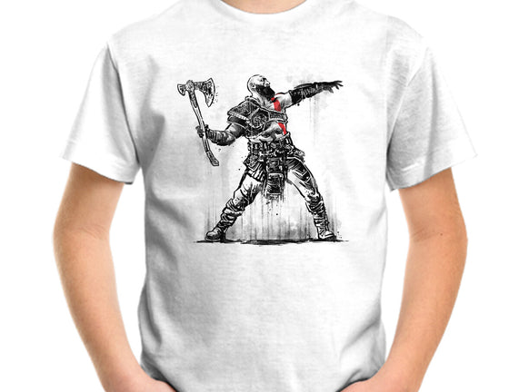 God Throwing Axe