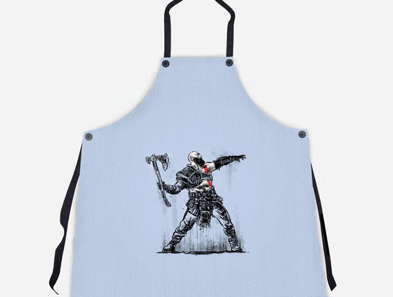 God Throwing Axe