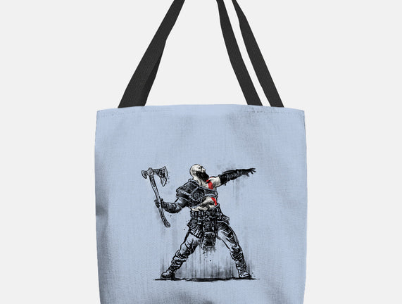 God Throwing Axe