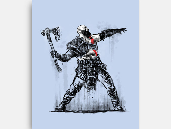God Throwing Axe