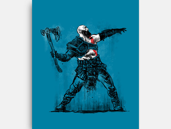 God Throwing Axe