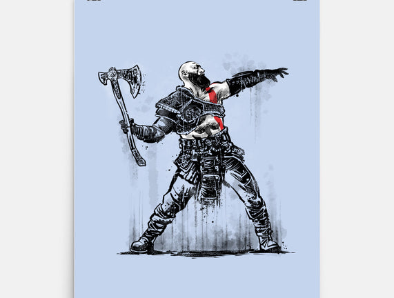 God Throwing Axe