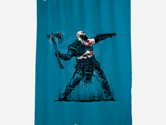 God Throwing Axe