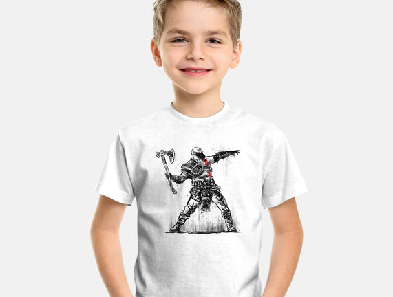 God Throwing Axe