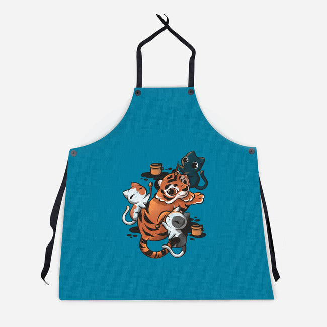 Tiger Tattoo-unisex kitchen apron-ricolaa