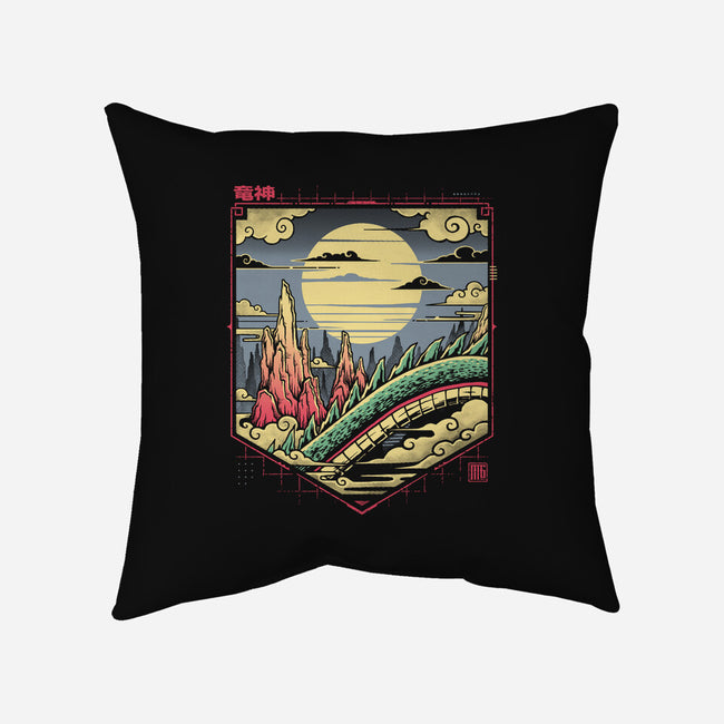 Dragon Kingdom-none removable cover throw pillow-StudioM6