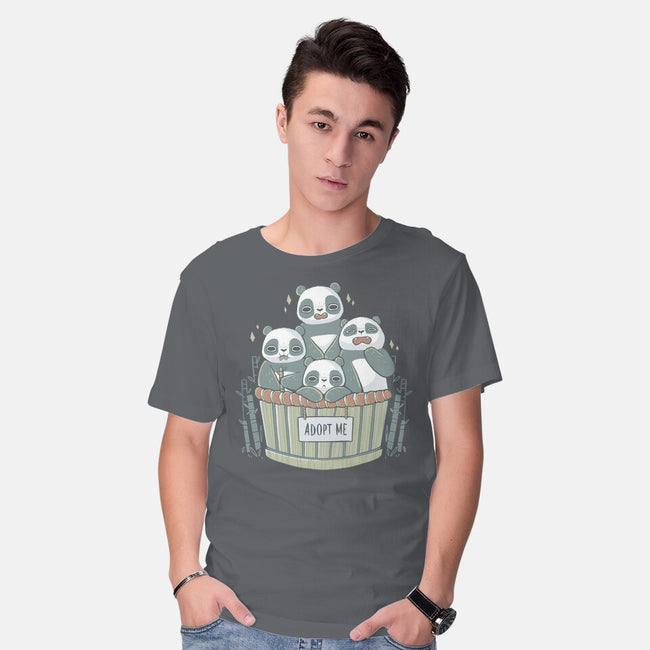 Adopt A Panda-mens basic tee-xMorfina
