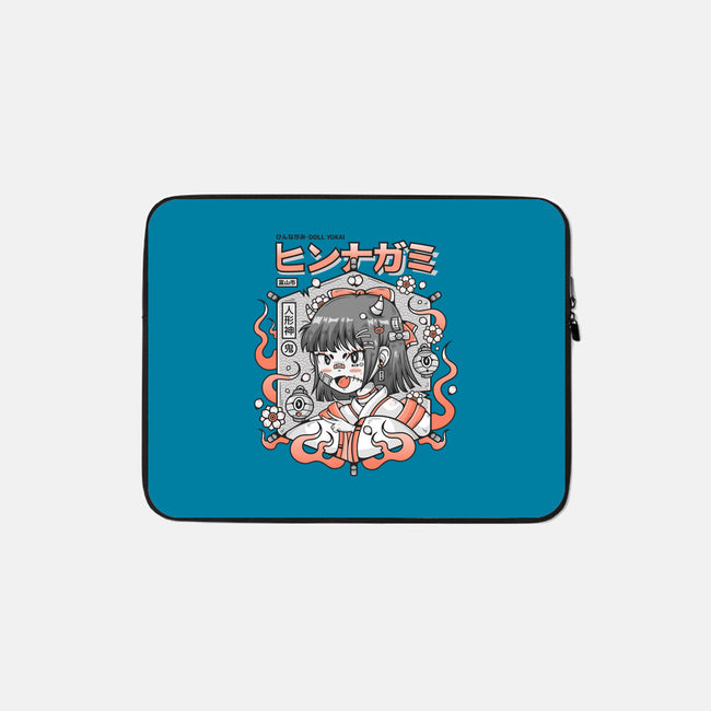 Evil Doll Yokai-none zippered laptop sleeve-Bear Noise