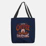 Coffee Solves Everything-none basic tote bag-eduely
