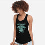 Hunting Ghosts From The Past-womens racerback tank-manospd