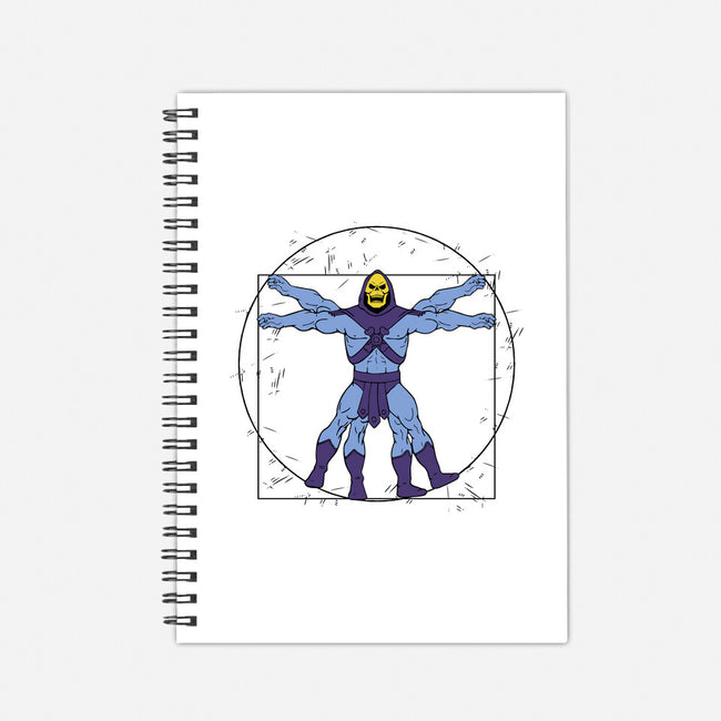 Vitruvian Master Skeletor-none dot grid notebook-Melonseta