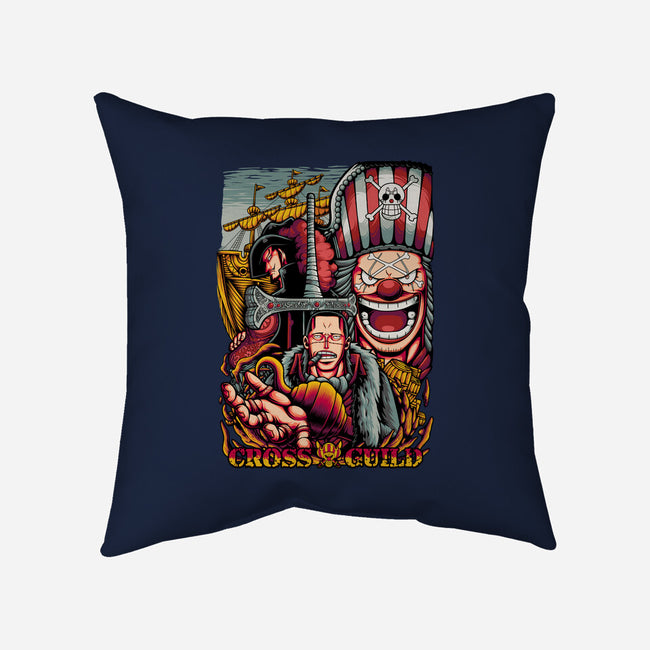 Cross Leaders-none removable cover throw pillow-alanside
