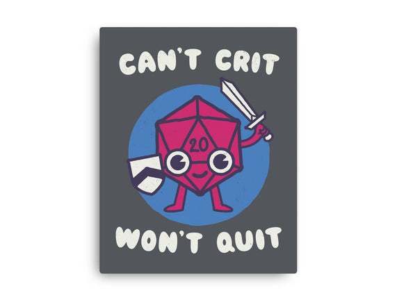 Can't Crit Won't Crit