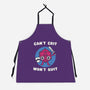 Can't Crit Won't Crit-unisex kitchen apron-Weird & Punderful