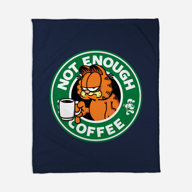 Not Enough Coffee-none fleece blanket-Barbadifuoco