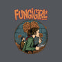 Fungi Girl-none polyester shower curtain-joerawks