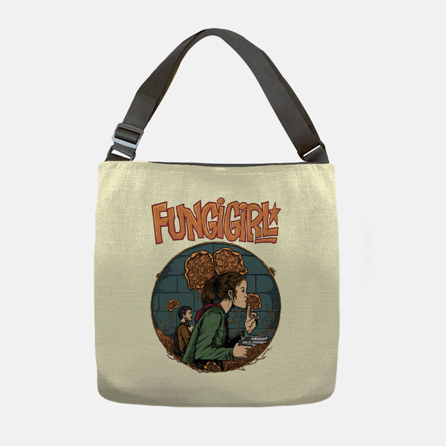 Fungi Girl-none adjustable tote bag-joerawks
