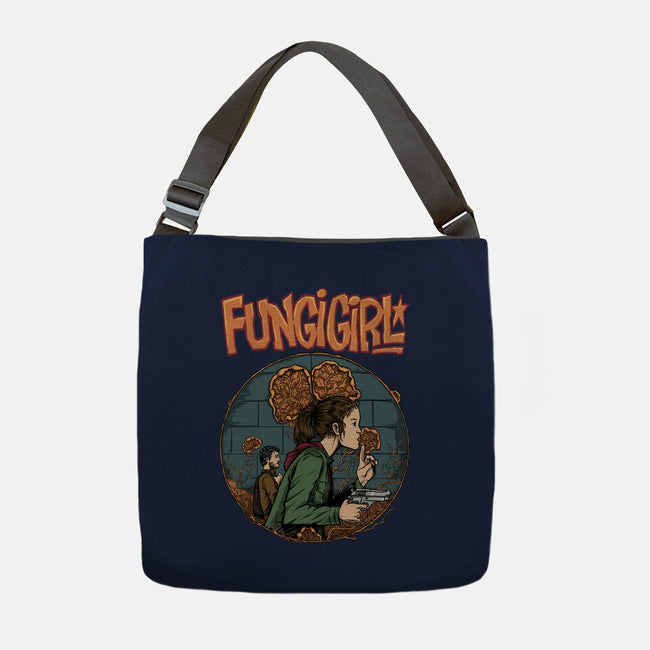 Fungi Girl-none adjustable tote bag-joerawks