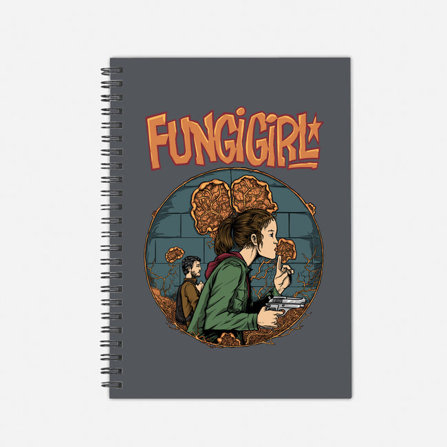 Fungi Girl-none dot grid notebook-joerawks