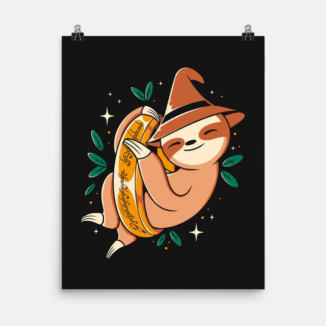 The Sloth Of The Rings-none matte poster-Eoli Studio