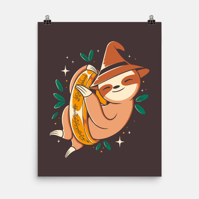 The Sloth Of The Rings-none matte poster-Eoli Studio
