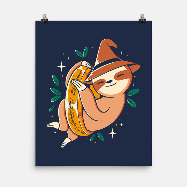 The Sloth Of The Rings-none matte poster-Eoli Studio