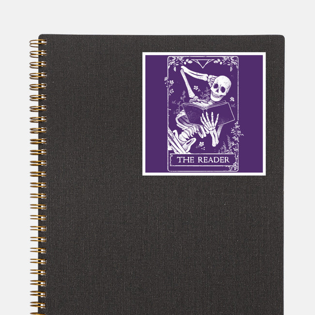 The Reader-none glossy sticker-eduely
