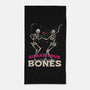 Shake Your Bones-none beach towel-constantine2454