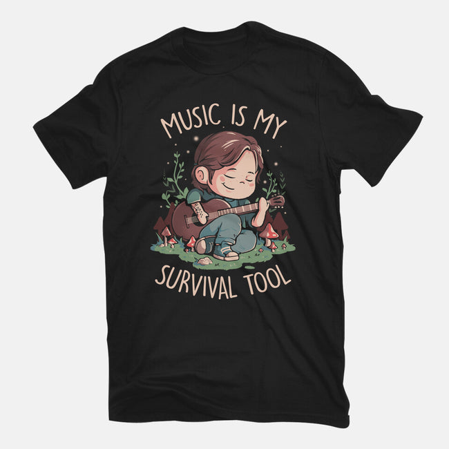 Music Is My Survival Tool-youth basic tee-eduely