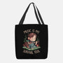 Music Is My Survival Tool-none basic tote bag-eduely