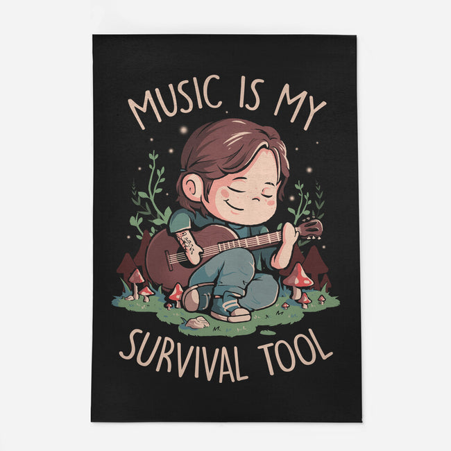Music Is My Survival Tool-none indoor rug-eduely