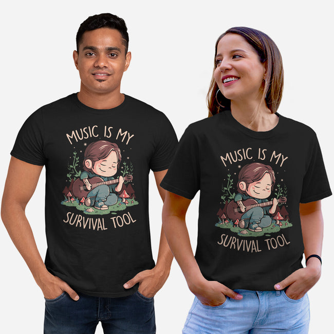 Music Is My Survival Tool-unisex basic tee-eduely