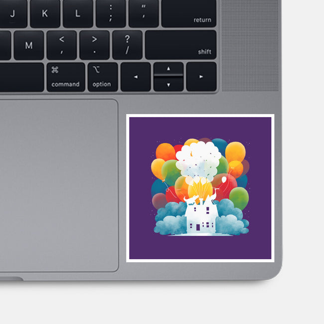 Sky Home-none glossy sticker-Vallina84